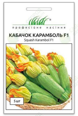 Насіння Кабачку Карамболь - 1